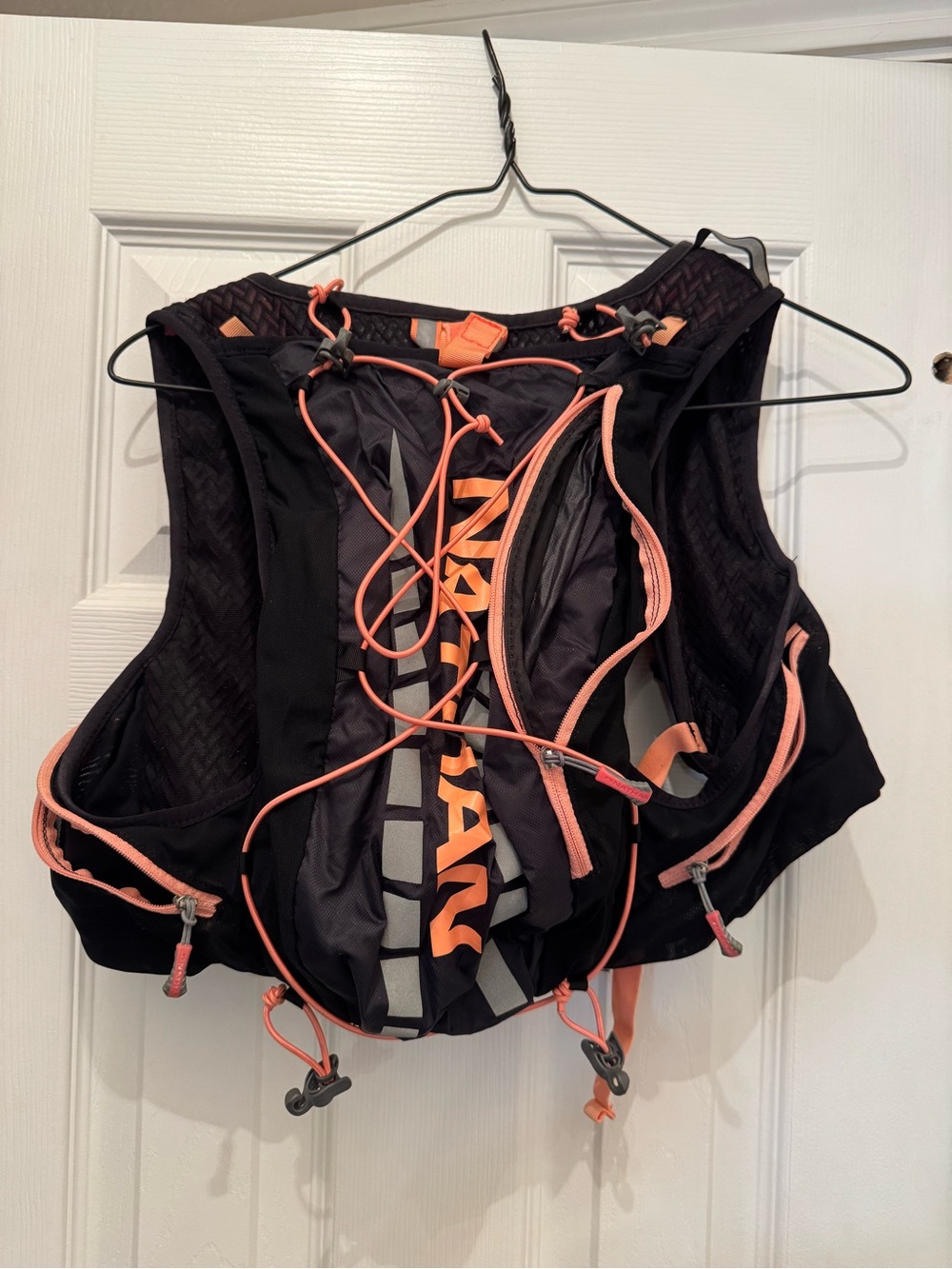 Nathan Black & Coral Women’s Running/Hiking Vest - Size L/XL